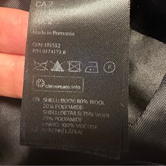 H&M 2013 autumn collection wool blended jacket size 2 - Picture 13 of 15